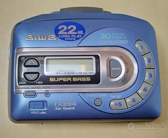 Walkman Aiwa TX394 con radio AM/FM digitale