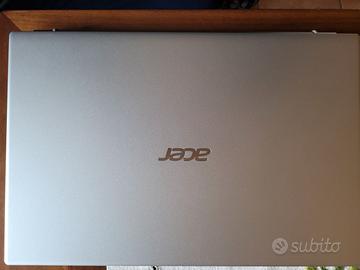 NOTEBOOK ACER 15"6 GRIGIO METALLIZZATO COME NUOVO