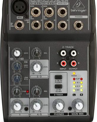 BEHRINGER XENYX 502 - mixer compatto 1 XLR