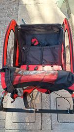 Carrello bimbi da trainare con la bici