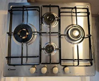 PIANO COTTURA GAS DIAMOND CANDY INOX