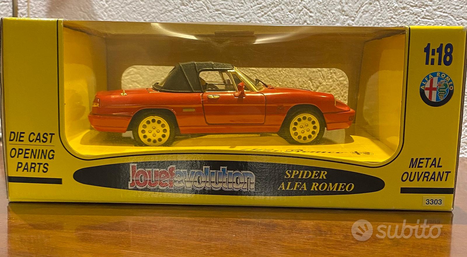 Jouef Evolution Alfa Romeo Spider Pininfarina (1/18, Rouge, Référence 3303, Italie)
