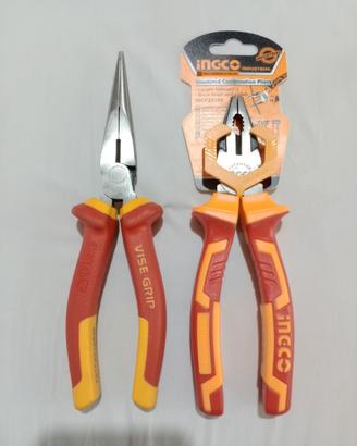 set 2 pinze elettricista