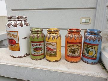 BARATTOLI DI LATTA VINTAGE