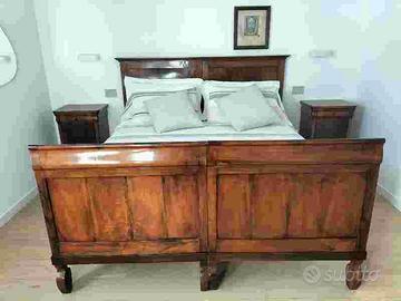 letto e comodini antichi metà 80