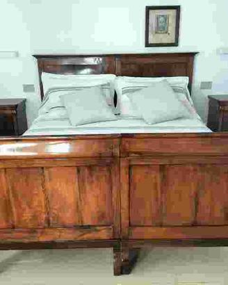 letto e comodini antichi metà 80
