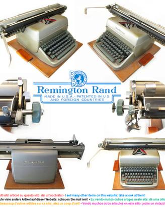Remington Rand Super Riter - carrello lungo