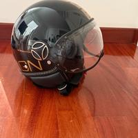 Casco MOMO design nero/oro  S