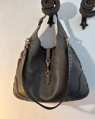 Borsa Gucci Jackie grande grigia