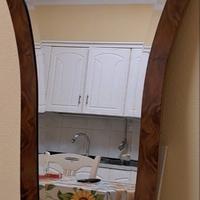 specchio in legno