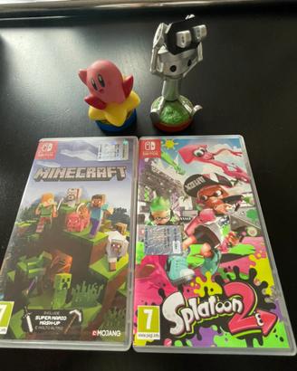 Minecraft + splatoon 2