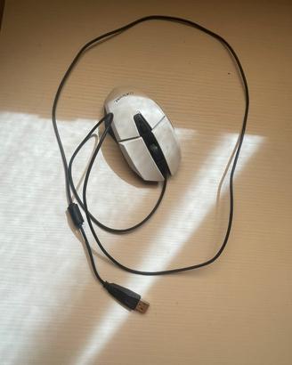 Mouse GxTrust bianco con led programmabili