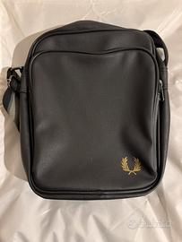 Tracolla Fred Perry in pelle