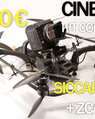 🎥 DRONE FPV PRO - SICCARIO X8 + Z CAM E2 (RTF)