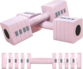 Set di Manubri da 2x5 kg Regolabili - SPORTNOW