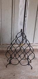 portabottiglie  in metallo 