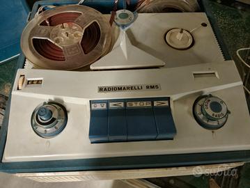 Registratore A Bobine Marelli Rm5 Anni 60

