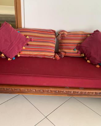 sofa poltrona letto  stile Marocco vintage etnico