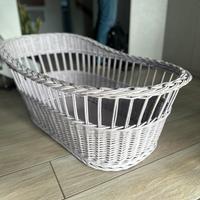 Culla vimini con materasso