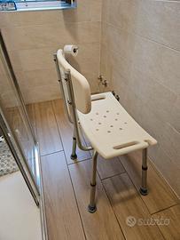 sedia doccia per disabilità