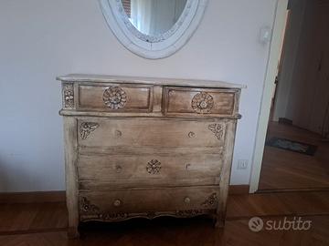 cassettiera stile shabby chic