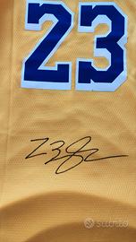 Maglia 23 Lebron James L.A. Lakers Autografata