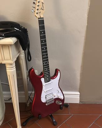 Chitarra stratocaster + case fender