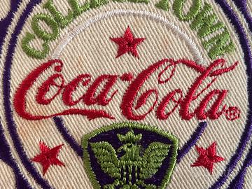 VECCHIO STEMMA TOPPA PATCH COCA COLA VINTAGE ‘80