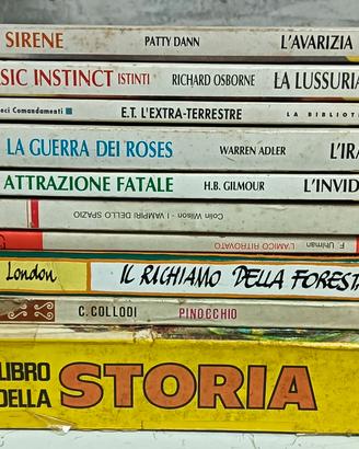 Lotto 10 libri vintage edizioni varie 