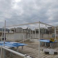 Gazzebo profess. 6x6 metri alluminio bianco