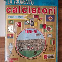 album calciatori panini anno 1969/70