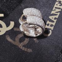 cerchi oro 18carati con pave' di brillanti 