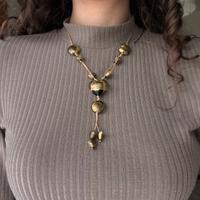 Collana Artigianale in Vetro di Murano - Foglia Or