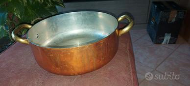 Risottiera in rame Agnelli
