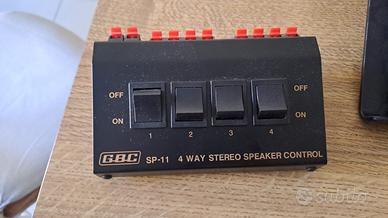 Commutatore audio per collegare 4 casse GBC SP-11