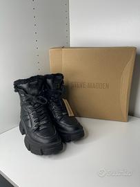 Stivali neri chunky donna 39-40 stile combat stree