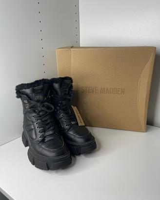 Stivali neri chunky donna 39-40 stile combat stree