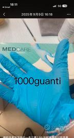 1000pz Guanti nitrile L scaduti