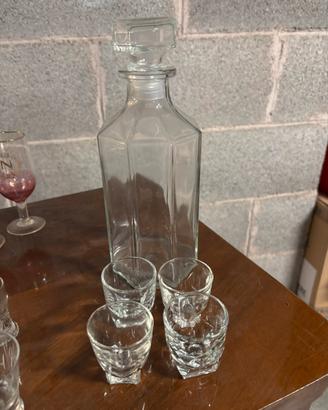 Servizio da liquore vintage