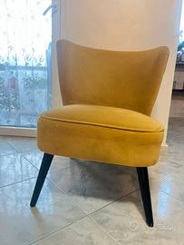 Poltrona gialla senape