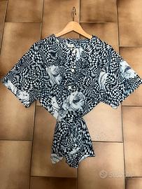 Blusa Vintage maniche corte