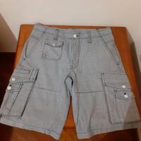 Pantaloncini a righe Diesel