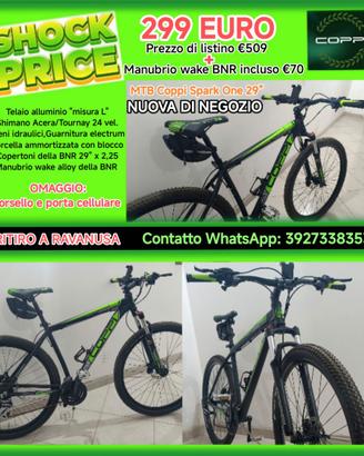 Bicletta Mountain Bike 29 Alluminio