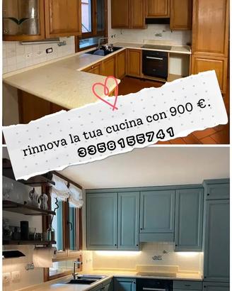 verniciatura cucine