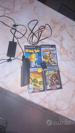 Playstation 2 slim + joystick + giochi