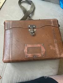 Cartella borsa Scuola anni 20/30 Vintage