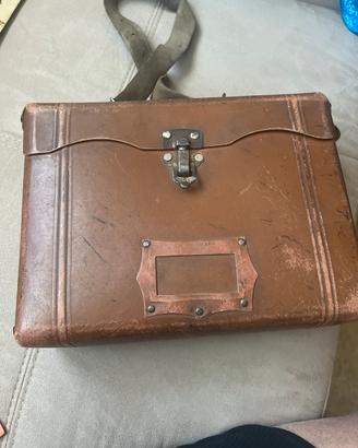 Cartella borsa Scuola anni 20/30 Vintage