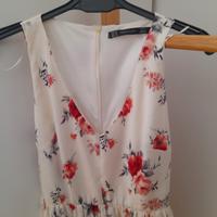 Vestito Zara Bianco Panna Taglia M