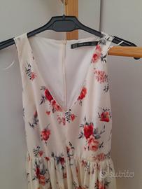 Vestito Zara Bianco Panna Taglia M