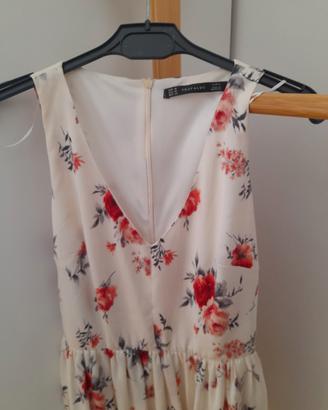 Vestito Zara Bianco Panna Taglia M
